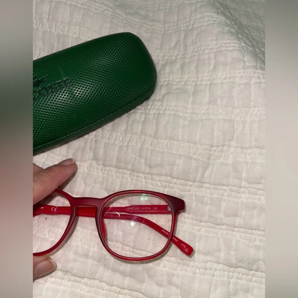 Lacoste Unisex Glasses 615-47-18 L3632 Red.